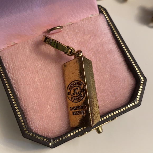 Juicy Couture BAR OF GOLD Charm RARE - Picture 3 of 4